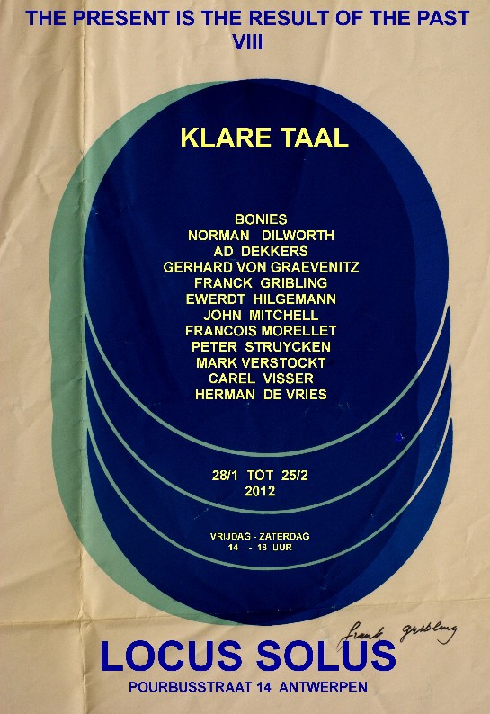 affiche KLARE TAAL, 2012
